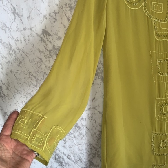 NWT Mono Reno Monte Carlo Tunic Kiwi Size Medium - Picture 3 of 12